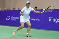 Martina Navratilova during an exhibition event at the BNP Paribas WTA Finals: Singapore 2014